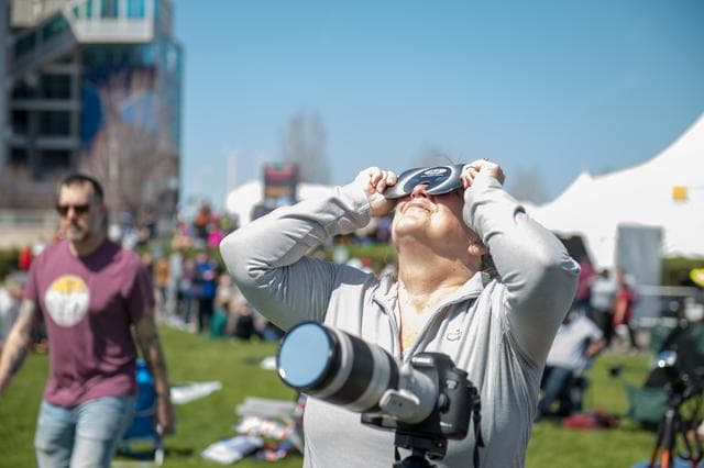 NASA image: Viewing the Total Solar Eclipse