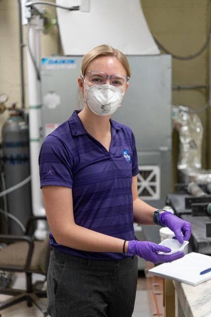 NASA image: Passive Charge Dissipating Work Function Matching Coating for Reducing Adhesion of Lunar Dust 