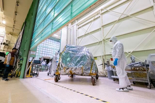 NASA image: OCI Transportation to Goddard Cleanroom