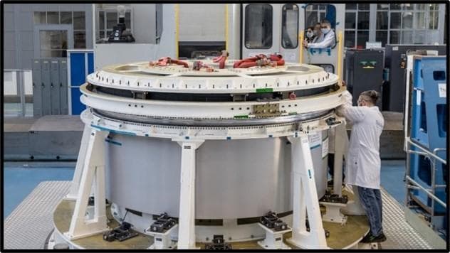 NASA image: Gateway HALO fabrication - 2021 2 