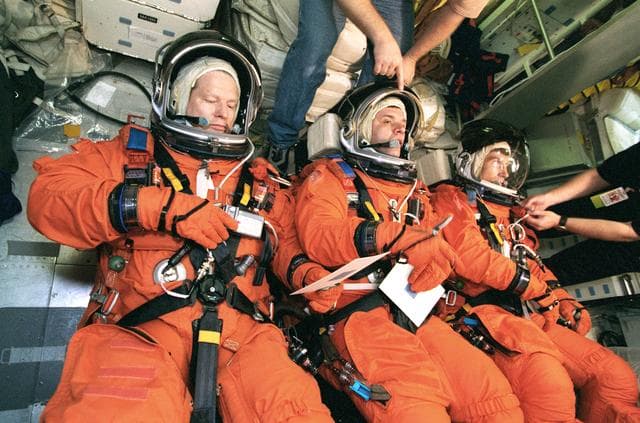 NASA image: First ISS crew training in building 9N