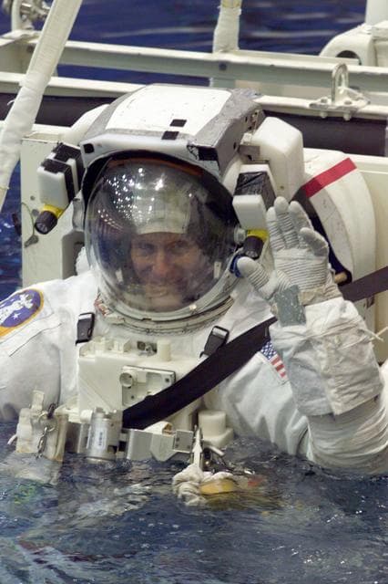 NASA image: STS-104 Crew at the NBL