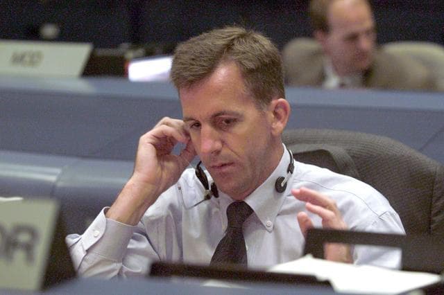 NASA image: Coverage of STS-104 Launch Coverage of Flight Controllers in MCC.