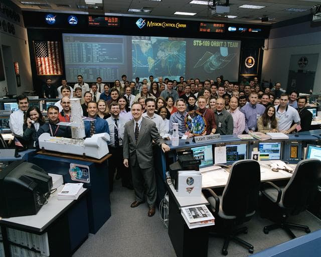 NASA image: STS-109 Flight Control Room Photo