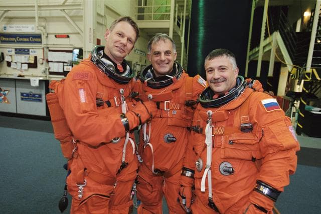 NASA image: STS-112 Preflight Emergency Egress Training