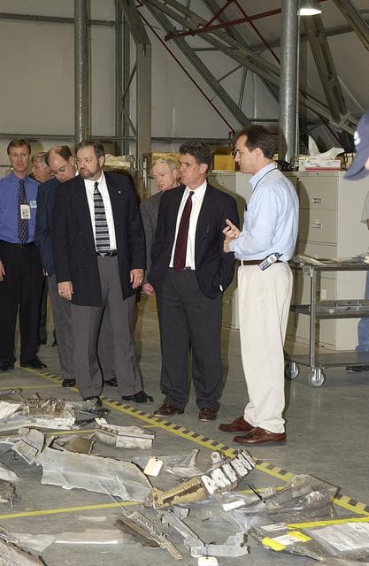 NASA image: Columbia Debris - Congressman Dave Weldon