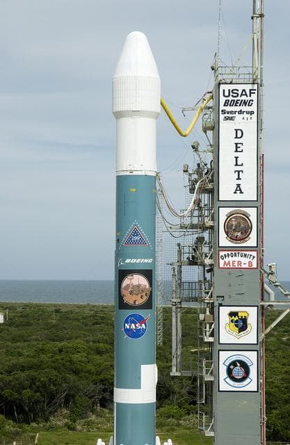Delta II Heavy MER-B Prelaunch