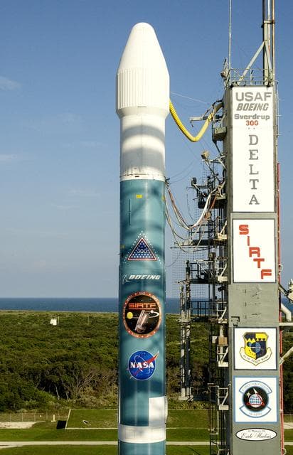 NASA image: Delta II SIRTF MST Rollback