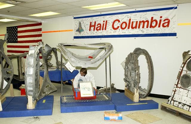 NASA image: Columbia Debris