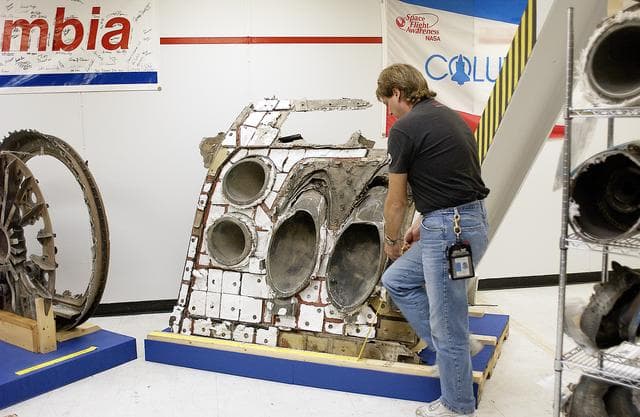 NASA image: Columbia Debris