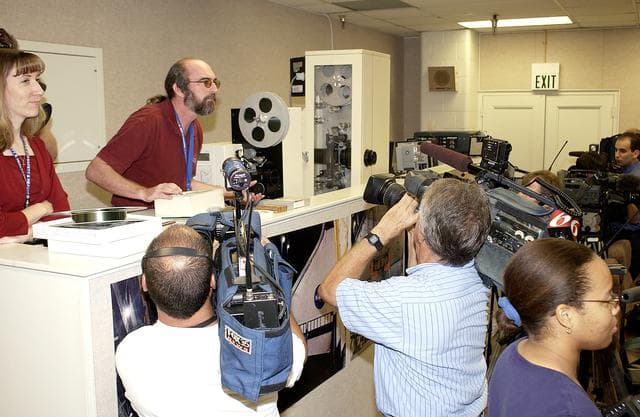 NASA image: Presentation on Improved Tracking Cameras