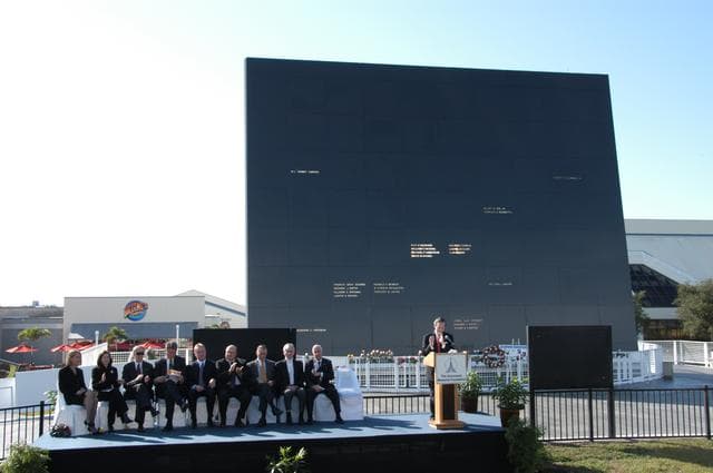 NASA image: Space Mirror Memorial