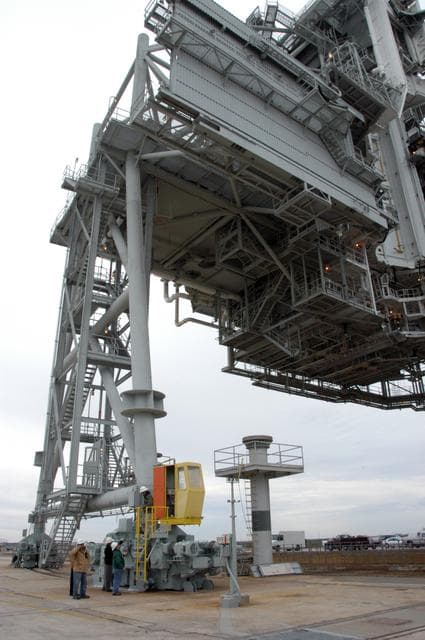 NASA image: STS-117  Rotating Service Structure move
