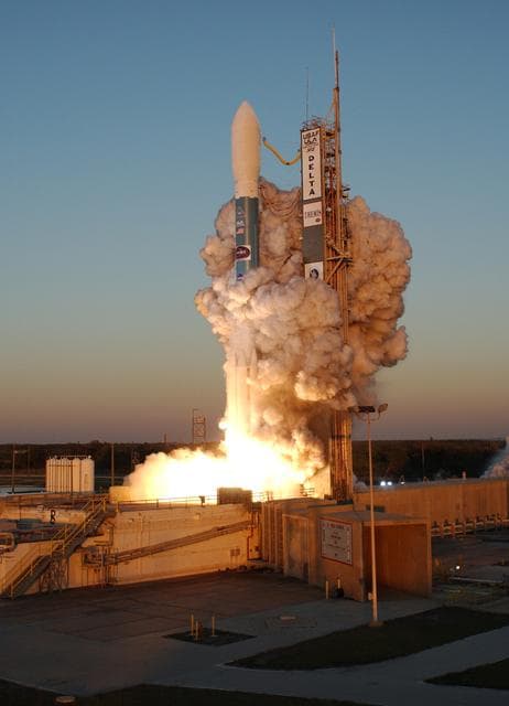 NASA image: Delta II Launch with the THEMIS satellite payload from pad 17B C