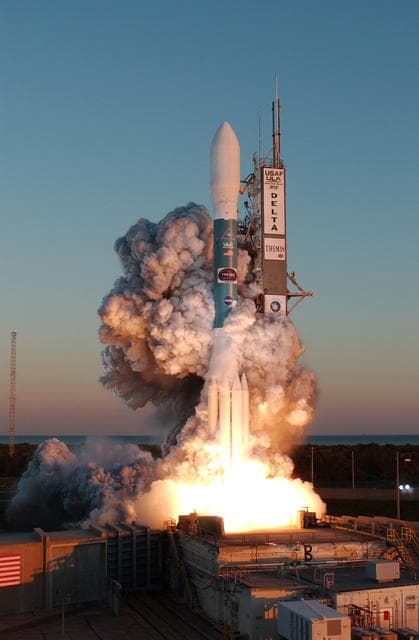 NASA image: Delta II Launch with the THEMIS satellite payload from pad 17B C