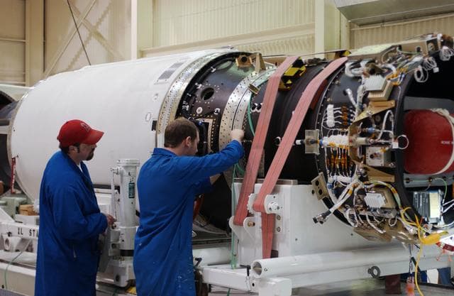 NASA image: Orbital Sciences Pegasus XL Mate
