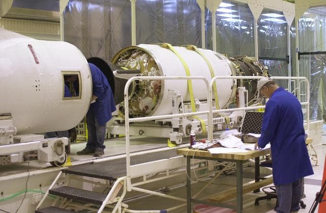 NASA image: Orbital Sciences Pegasus XL Mate