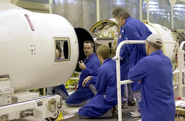 NASA image: Orbital Sciences Pegasus XL Mate