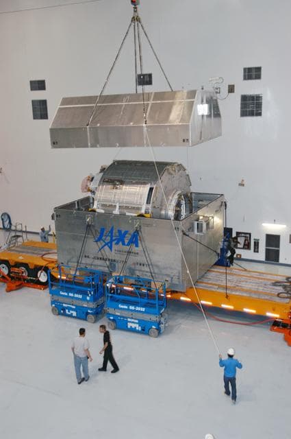 NASA image: Japanese Experiment Module arrival