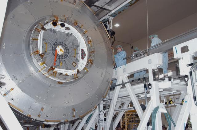 NASA image: JEM Experiment Logistics Module Pressurized Section