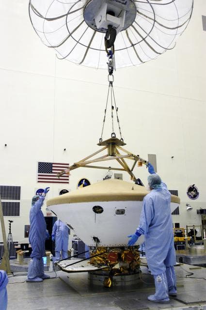 NASA image: Phoenix Mars Lander Spacecraft Processing