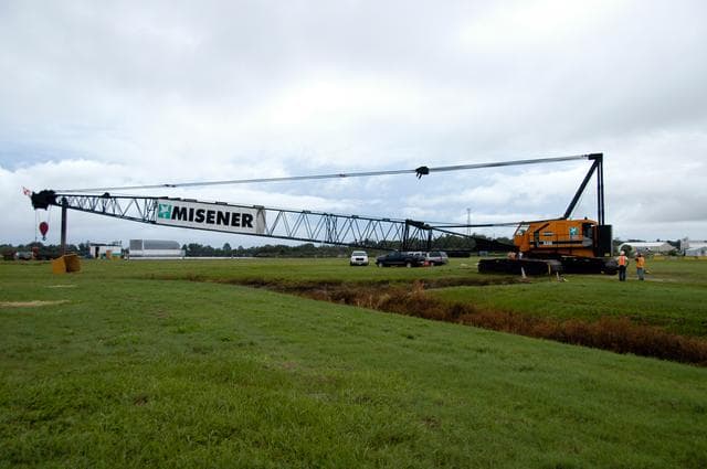 NASA image: Large Crawler Crane for new lightning protection system