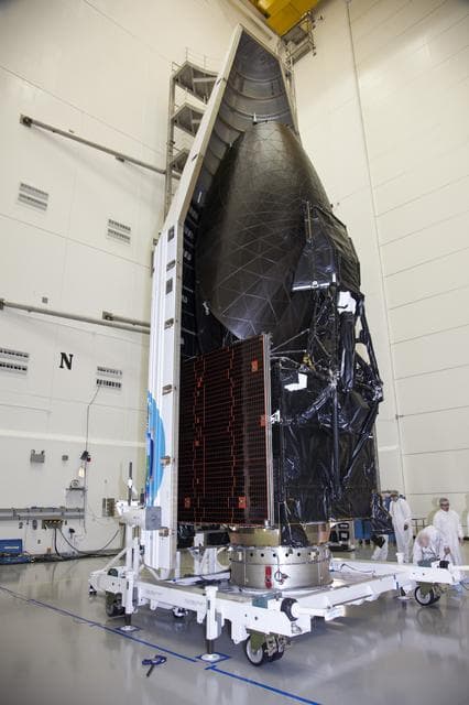 NASA image: TDRS-L Spacecraft Fairing Encapsulation