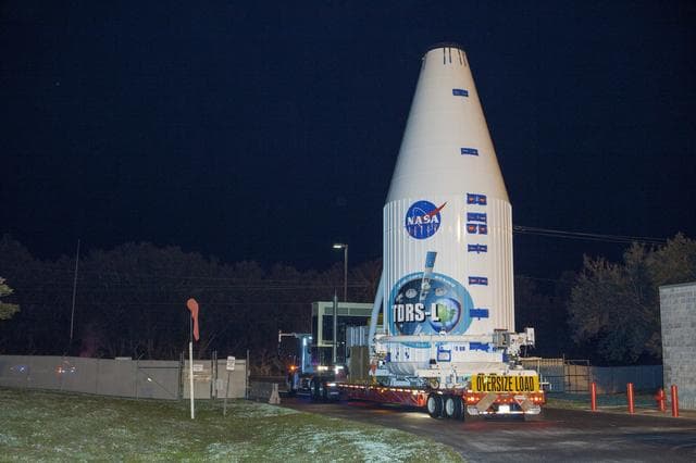 NASA image: TDRS-L Spacecraft Transported from Astrotech to SLC