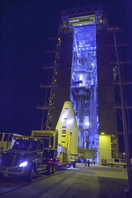 NASA image: TDRS-L Spacecraft Transported from Astrotech to SLC