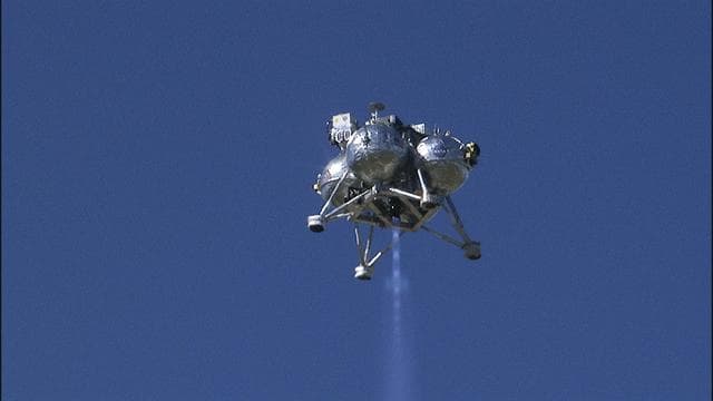 NASA image:  Morpheus Campaign 1A Liftoff