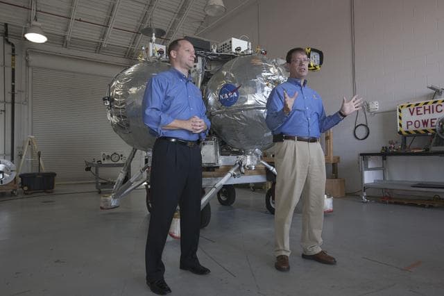 NASA image: Morpheus Media Press Event