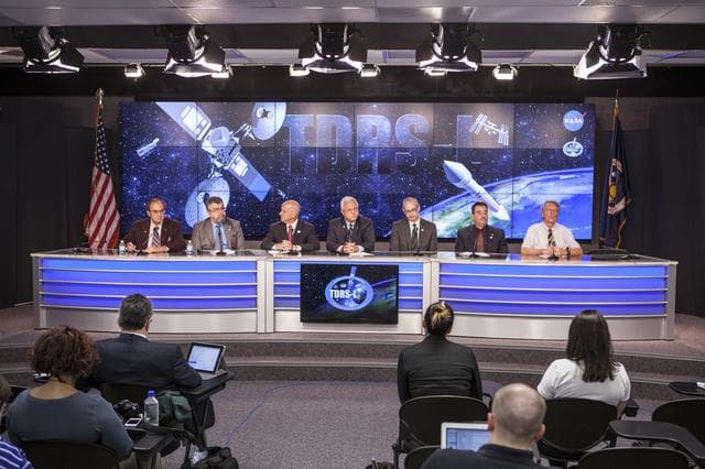 NASA image: TDRS-L Pre-Launch Press Conference