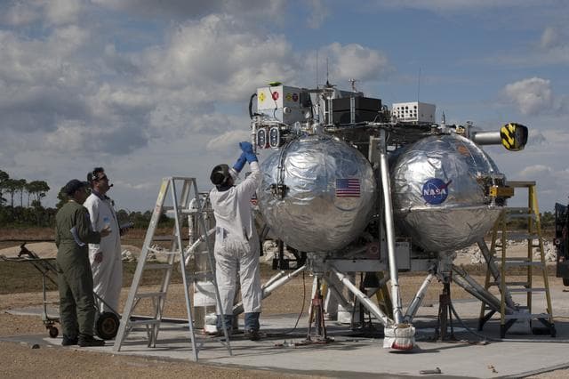 NASA image: Morpheus Campaign 1A Liftoff