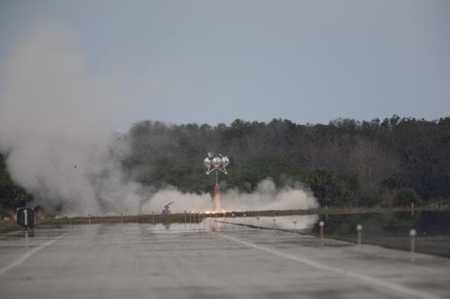 NASA image: Morpheus Campaign 1A Liftoff