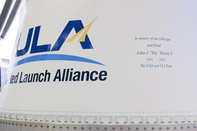 NASA image: TDRS-L Tribute Decal to Arthur "Skip" Mackey, Jr.
