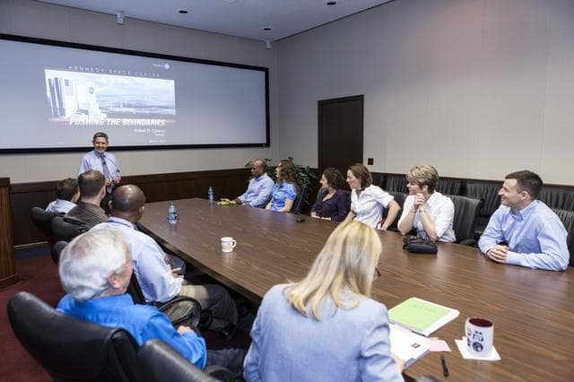 NASA image: ASCANS Class of 2013 Visit KSC