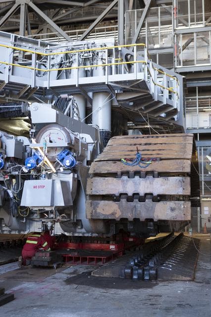 NASA image: Crawler Bearing Replacement