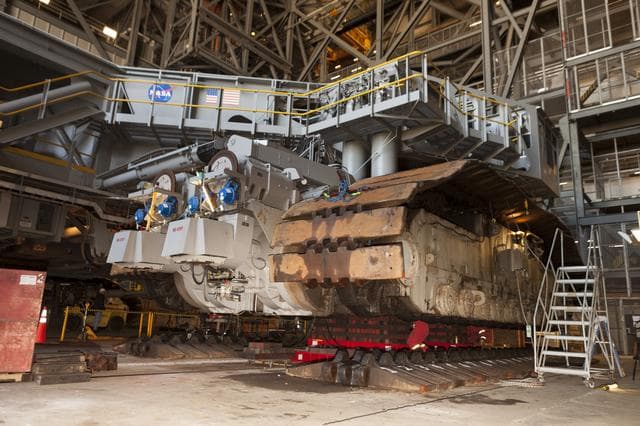 NASA image: Crawler Bearing Replacement