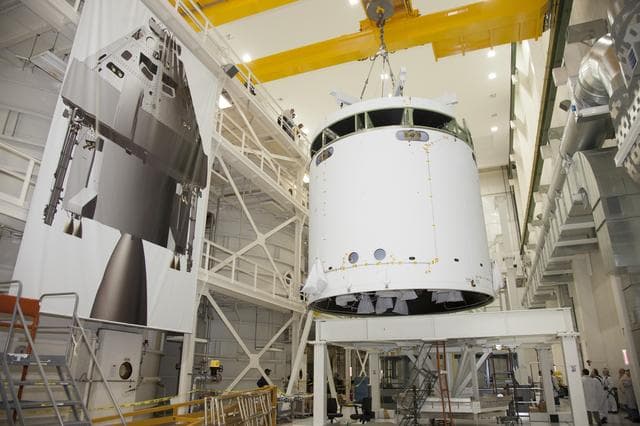 NASA image: Orion Service Module Move to Test Stand