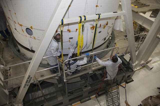 NASA image: Orion Service Module Move to Test Stand