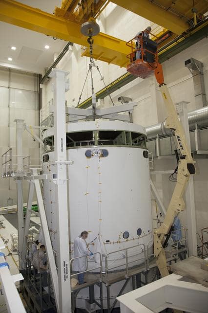 NASA image: Orion Service Module Move to Test Stand