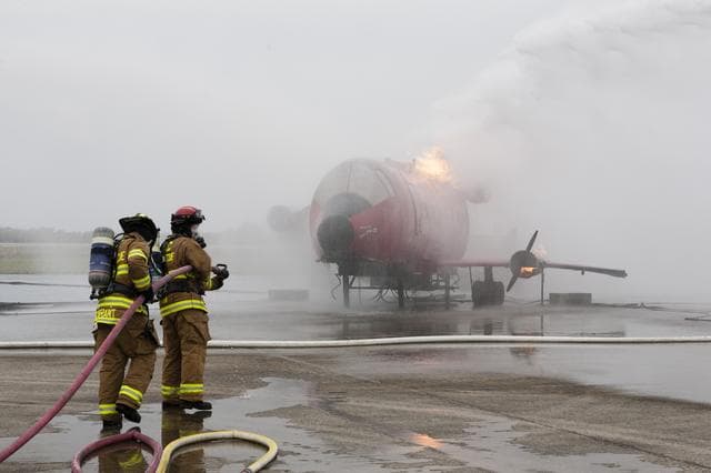 NASA image: Fire Rescue Exercise