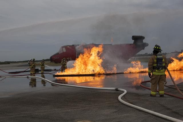 NASA image: Fire Rescue Exercise