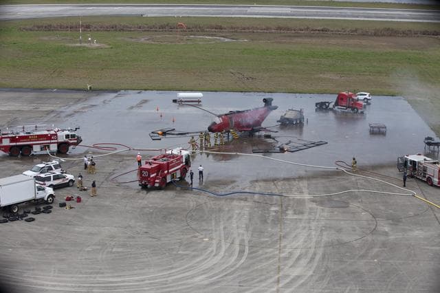 NASA image: Fire Rescue Exercise