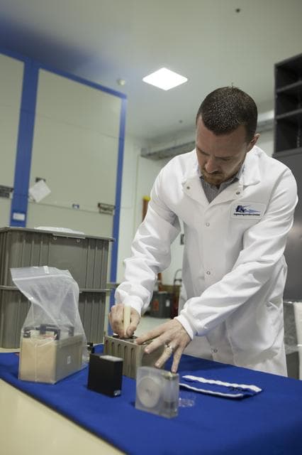 NASA image: SpaceX-3 KSC Payloads: Biotube, Bric, Apex2-2