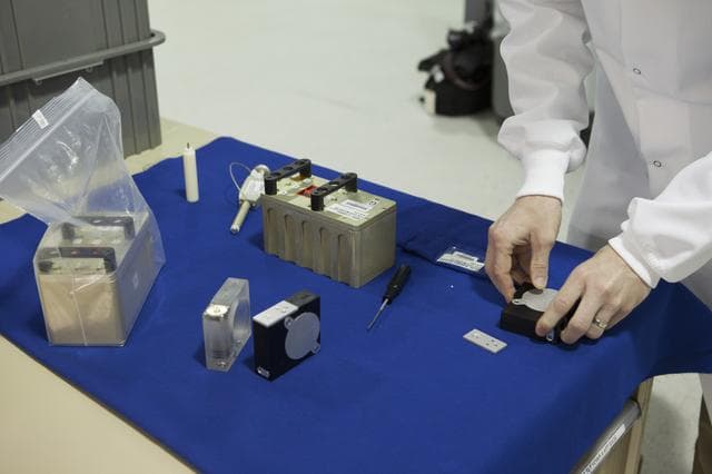 NASA image: SpaceX-3 KSC Payloads: Biotube, Bric, Apex2-2