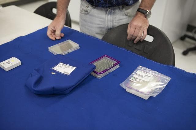 NASA image: SpaceX-3 KSC Payloads: Biotube, Bric, Apex2-2