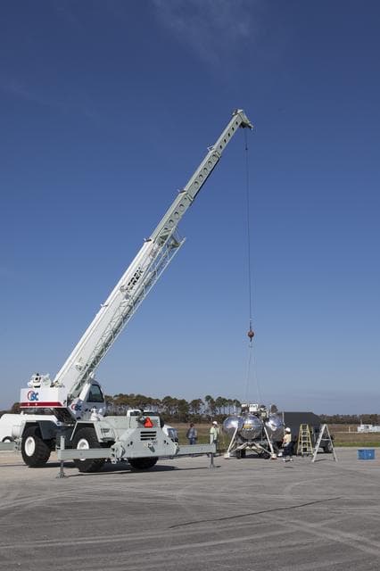 NASA image: Morpheus 1C preps & post launch activities