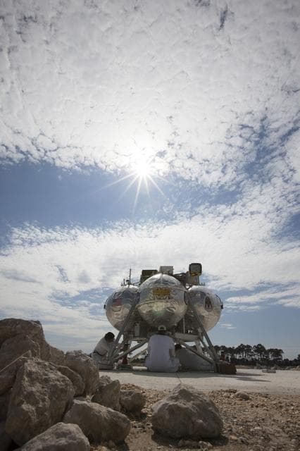 NASA image: Morpheus 1C preps & post launch activities