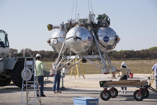 NASA image: Morpheus 1C preps & post launch activities